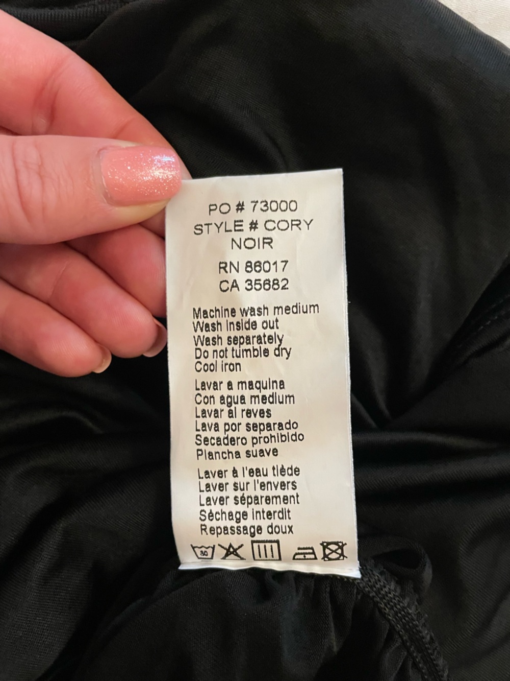 bebe Black Bodycon Ruffle Ruched Dress - Picture 6 of 7